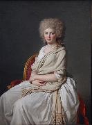 Jacques-Louis  David Countess of Sorcy oil painting reproduction